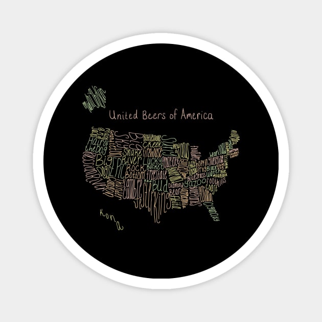 United Beers of America Magnet by fishbiscuit